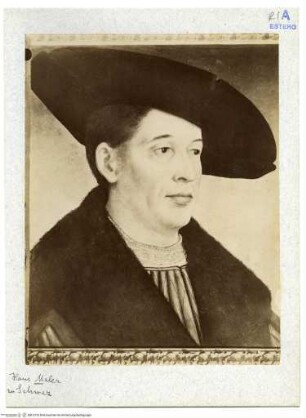 Bildnis eines Mannes mit schwarzem Hut