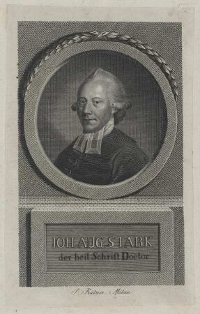 Bildnis des Ioh. Aug. Stark