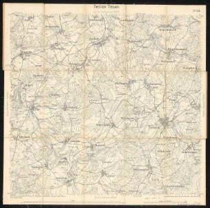 Äquidistantenkarte 134 : Section Treuen, 1877 : Section Treuen. - 1:25000. - Leipzig: Giesecke & Devrient, 1877. - 1 Kt.