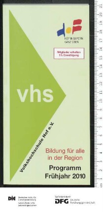 Programm 1. Semester 2010