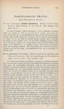 211-216 Empfehlenswerthe Schriften