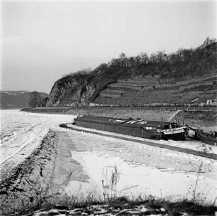 Elbschiffer, Lastkahn im Winterhafen