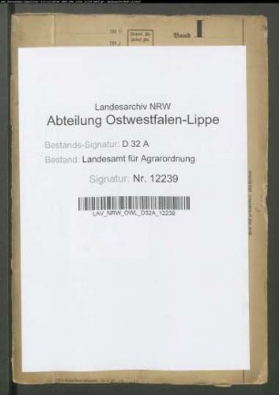 Verne'sche Gemeinheit, Krs. Büren. Regulierung