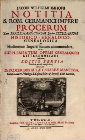 Notitia Rom. germ. imperii procerum