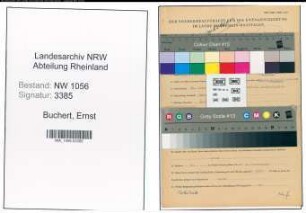 Entnazifizierung Ernst Buchert , geb. 22.11.1915 (Assessor)