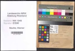 Entnazifizierung Werner Muche , geb. 22.11.1908 (Beamter)