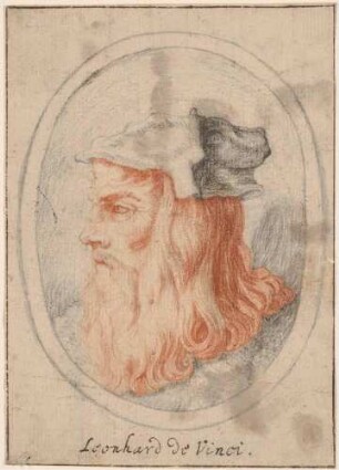 Bildnis Leonardo da Vinci (nach Sandrart)