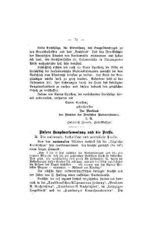Unsere Hauptversammlung und die Presse