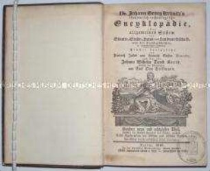 Ökonomisch-technologische Enzyklopädie von Krünitz - Bd. 189, TROUBEL - TÜRKEI