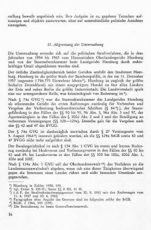 II. Abgrenzung der Untersuchung