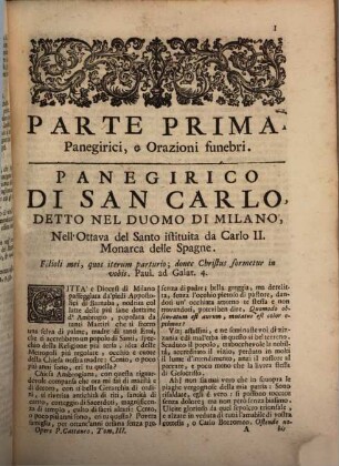 Opere Del Padre Carl'Ambrogio Cattaneo Della Compagnia Di Gesù, 3. Panegirici, Orazioni Funebri, Discorsi varij, Esortazioni, Meditazioni, Considerazioni, ed una Selva di Pensieri, Esempj, e Riflessioni divote
