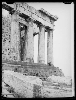 Athen, Nordwestecke des Parthenon