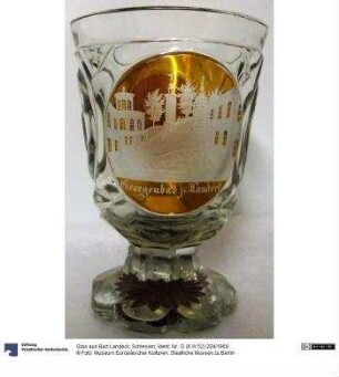 Glas aus Bad Landeck, Schlesien