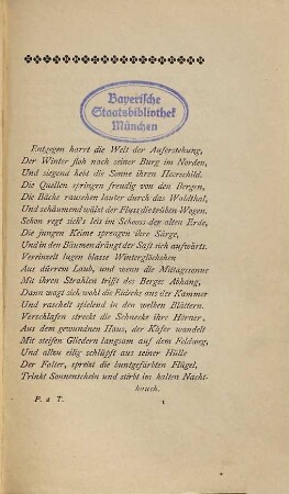 Der Pathe des Todes : Dichtung von Rudolf Baumbach