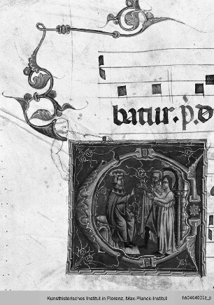 Antiphonar H : Heilige Agatha vor dem Richter