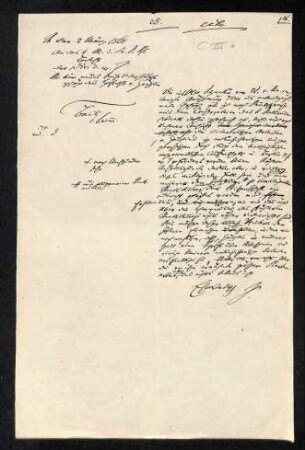 Handschriftliches Schreiben
