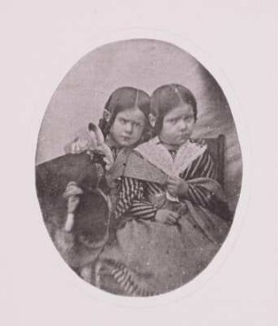 Doppelbild zweier Kinder : H. Krone, undatiert