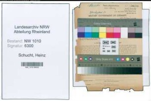 Entnazifizierung Heinz Schucht , geb. 01.07.1906 (Barmixer)