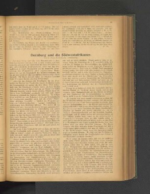 Dernburg und die Südwestafrikaner.