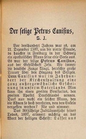 Der Selige Petrus Canisius