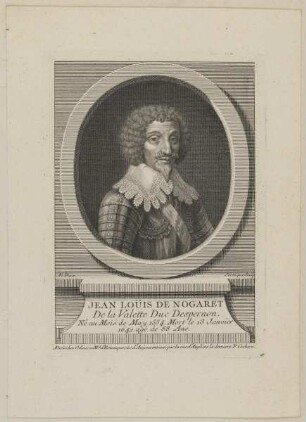 Bildnis des Jean Loüis de Nogaret