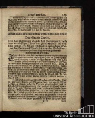 Das Sechste Kapitel