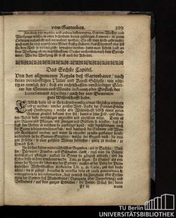 Das Sechste Kapitel