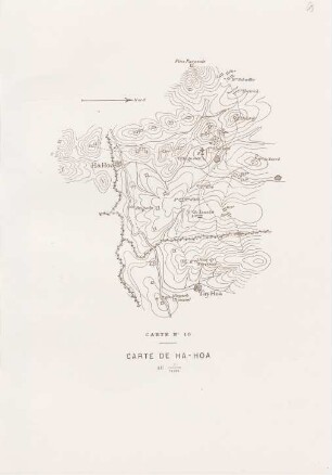 Carte No. 10. Carte de Ha-Hoa