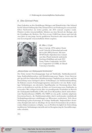 6. Otto-Schmeil-Preis