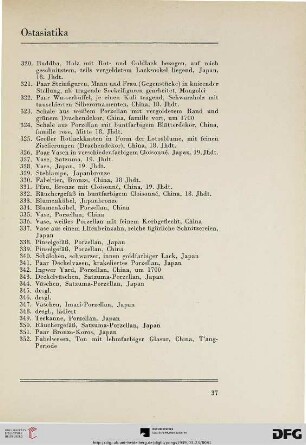 Ostasiatika (Nr. 320-352)