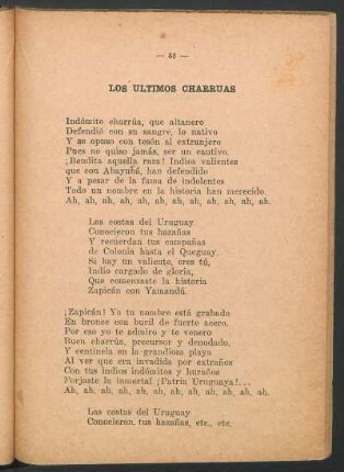 Los últimos charruas