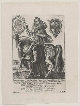 Bildnis des Ferdinandus II., römisch-deutscher Kaiser