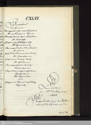 CXLVI., 12. Februar 1858