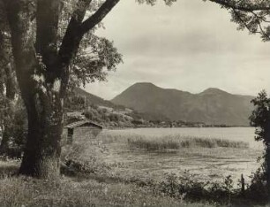 Oberbayern. Blick auf den Tegernsee