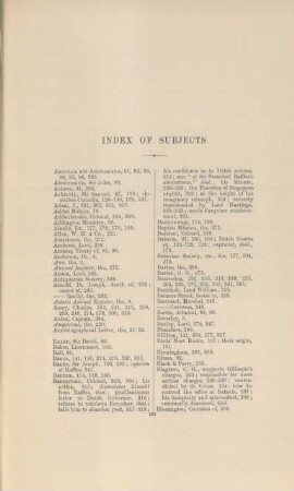 Index of subjects