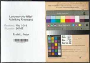 Entnazifizierung Peter Ersfeld , geb. 05.08.1895 (Landwirt)