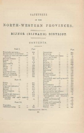 Gazetteer of the North-Western provinces. Bijnor (Bijnaur) district