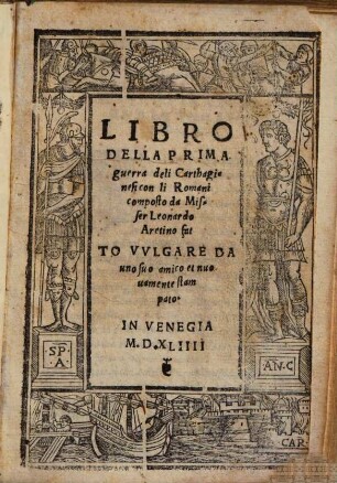 Libro della prima guerra de li Carthaginesi con li Romani