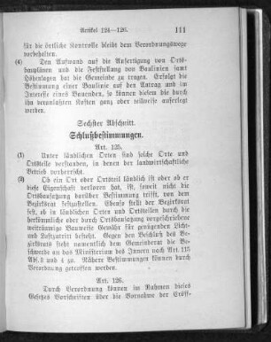 Schlussbestimmungen