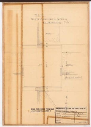 Reichsluftfahrtministerium, Berlin: Fenster A (KG): Schnitt 1:10