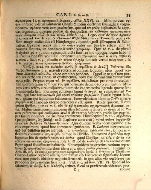 Jo. Christophori Wolfii Past. Ad D. Catharin. Hamburgens. Et Scholarch. Curae Philologicae Et Criticae ... : Quibus Integritati Contextus Graeci Consulitur, Sensus Verborum Ex Praesidiis Philologicis Illustratur, Diversae Interpretum Sententiae Summatim Enarrantur, Et Modesto Examini Subiectae Vel Approbantur Vel Repelluntur, 4. In X. Posteriores S. Pauli Epistolas