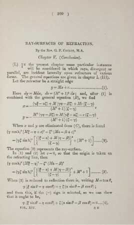 Ray-surfaces of refraction.