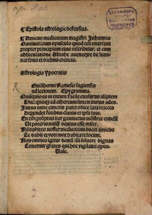 Epistola astrologiae defensiva