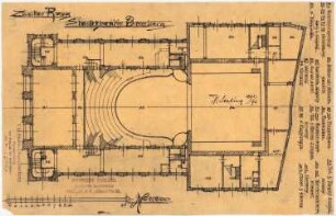 Stadttheater, Bromberg: Grundriss 2. Rang