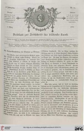 Heft 21 (7. März 1878)