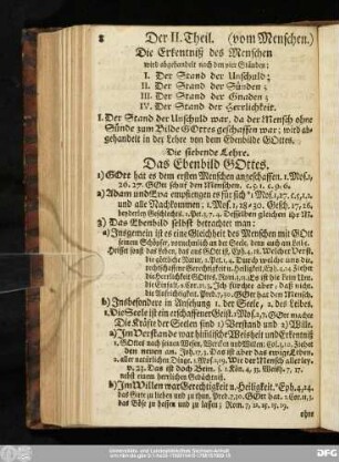 Die siebende Lehre. Das Ebenbild Gottes.