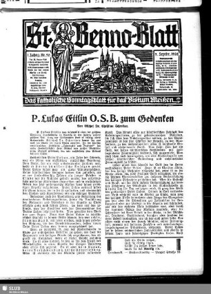 St.-Benno-Blatt : das katholische Bistumsblatt für die Diözese Meißen