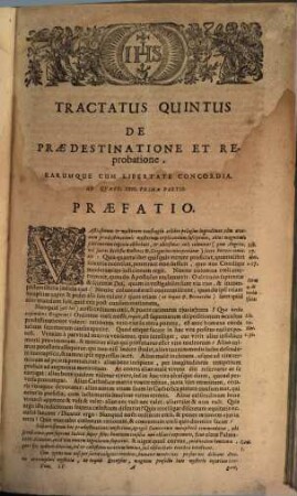 Clypeus Theologiae Thomisticae : In Tres Partes Divisus, Et Quinque Voluminibus Comprehensus, 2. Continens Tractatus de Praedestinatione, de Trinitate, de Angelis, & de Homine