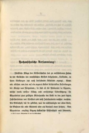 König Maximilian II. und die Wissenschaft : Rede gehalten in der Festsitzung der K. Akademie der Wissenschaften zu München am 30. März 1864