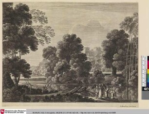[Landschaft mit Taufe Christi]